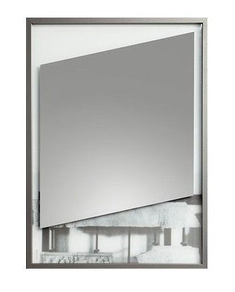 Specchio54x75 a tre Strati con Cornice In Alluminio Collage355 Antonio Lupi Design