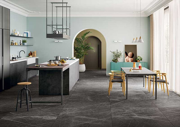 Blustyle Elite Pavimento Rivestimento Effetto Marmo 60x120 Cm 9 5 Mm Glossy Rettificato Pietra Grey