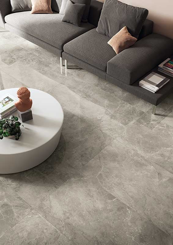 Blustyle Elite Pavimento Rivestimento Effetto Marmo 60x60 Cm 9,5 Mm Glossy Rettificato Fior Di Bosco