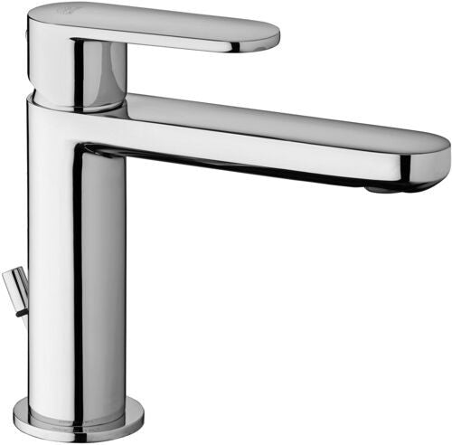 Paffoni Candy Ca071hk Miscelatore lavabo con Scarico Clic, vista frontale su sfondo bianco
