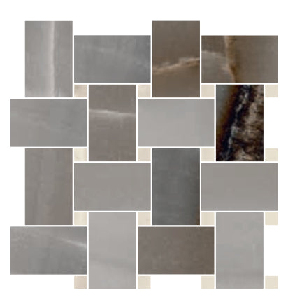 Rivestimento 30x30 In Gres Porcellanato Rettificato Krystal Ocean Ceramica Sant Agostino Ayoka Maxi Rete CSAMRAOK30