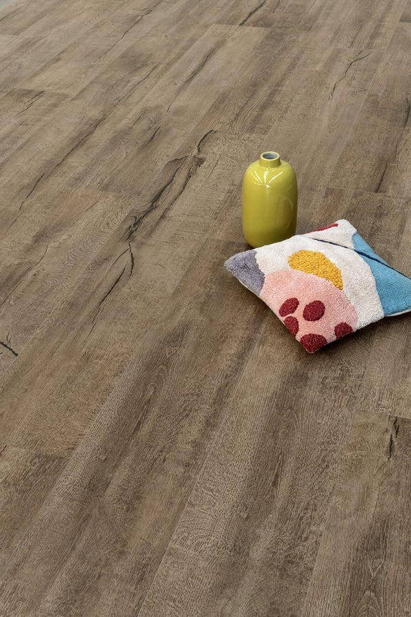 Pavimento 30x120 effetto Parquet in Gres Porcellanato 9 mm Brown Ceramica Sant Agostino Timewood CSATWBRN30