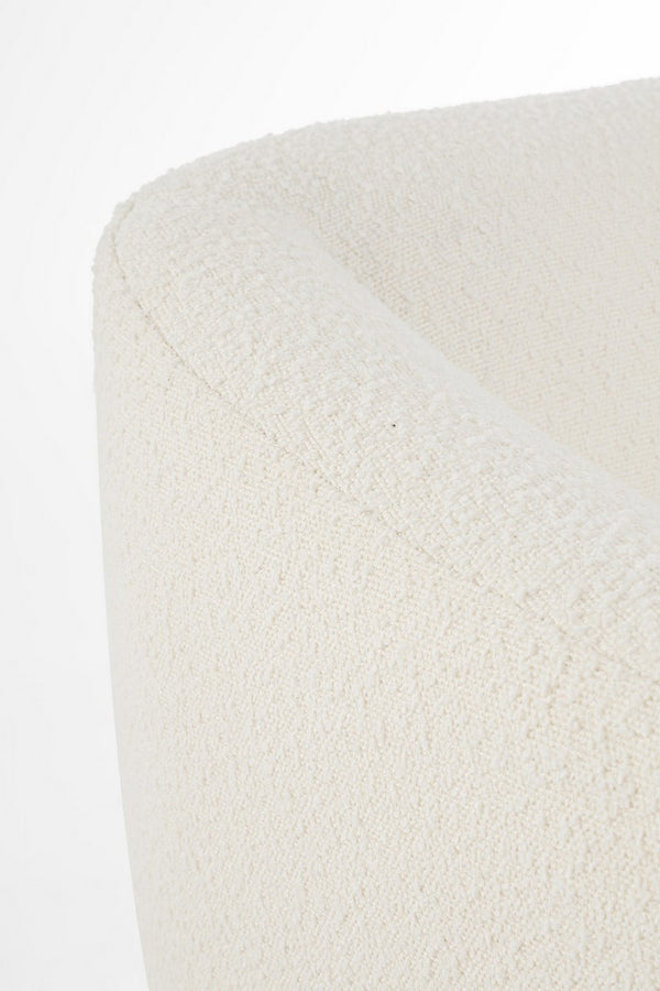 Andrea Bizzotto Claudine Poltrona effetto Boucle Bianco 0748305