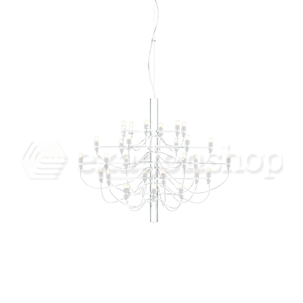Flos 2097/30 Frosted Bulbs Lampada a sospensione 88 cm a bulbi opachi bianco opaco