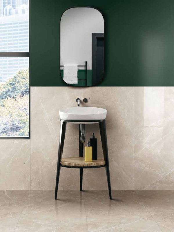 Cerim Elemental Stone Pavimento Rivestimento 120x120 Cm 10mm Effetto Pietra In Gres Porcellanato Smaltato White Dolomia