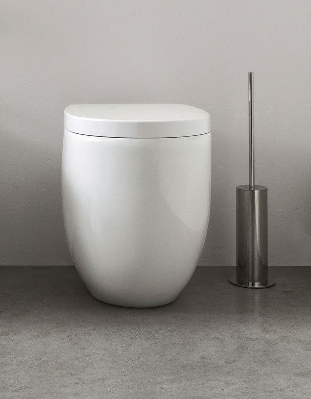 Nic Milk Vaso A Terra Rimless 52x34,5x41 cm Bianco Lucido