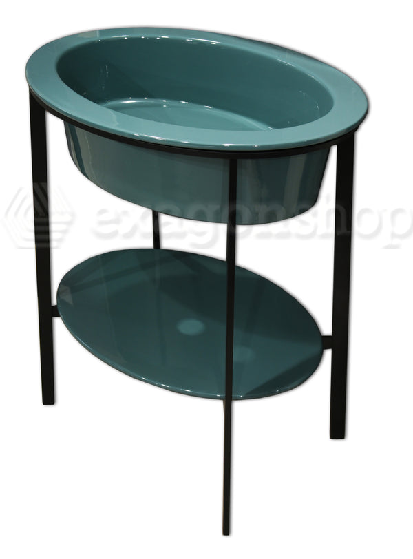 Ceramica Cielo I Catini Lavabo 70x50 a Pavimento smeraldo con Specchio