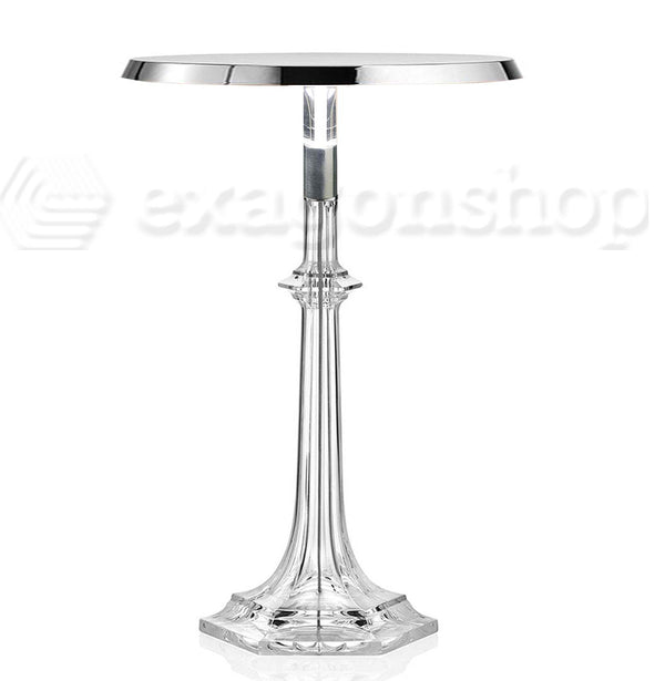 Flos Bon jour Versailles Lampada da tavolo 42 cm a luce diffusa Cromo
