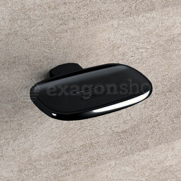 Colombo Design Trenta B30010nm Porta Sapone a muro Inamovibile Nero Opaco