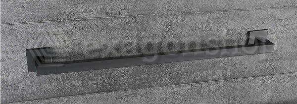 Colombo Design Basiq B37100nm Porta asciugamani 56 cm Nero Opaco