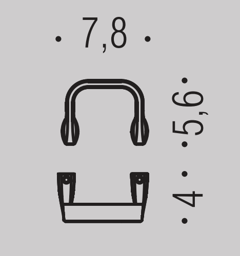Colombo Trenta appendino bagno Nero Opaco PT27, dettaglio ravvicinato del materiale e dell'aggancio - Colombo Design