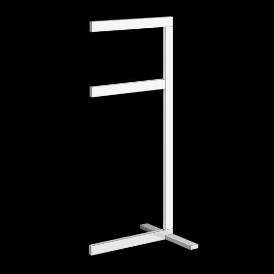 Piantana Porta asciugamani doppio a pavimento cromo Rettangolo 20939 Gessi