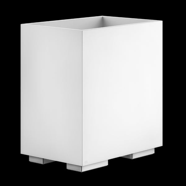 Cestino gettacarta da bagno bianco Cromo Rettangolo 20990 Gessi