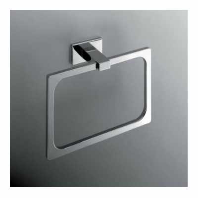 Colombo Look B1631 portasciugamani Ad Anello 20 cm a parete Cromo