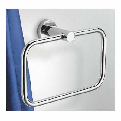 Colombo Plus W4931 portasciugamani Ad Anello 21x15 cm Cromo