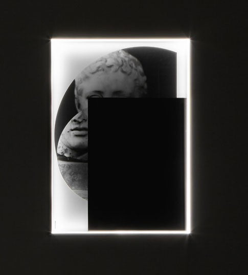 Antonio Lupi Collage354w Specchio Illuminato Con Cornice Alluminio