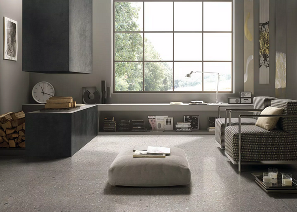 Pavimento rivestimento 30x60 comfort 9mm V3 in gres porcellanato Early grey Mix Cerim Match Up