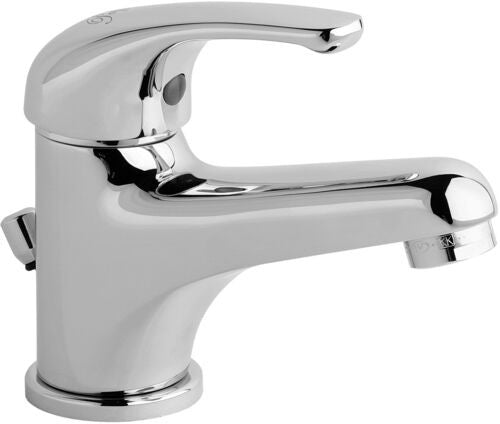 Paffoni Apollo 3 Miscelatore Lavabo con scarico automatico, vista frontale su sfondo bianco
