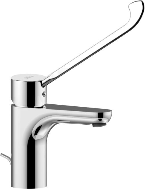 Paffoni Green Gr305 Miscelatore Lavabo Con Leva Clinica E, vista frontale su sfondo bianco