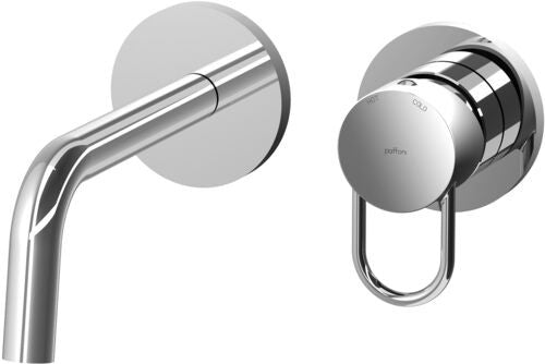 Paffoni Joker JK006CR70 Miscelatore lavabo Incasso Bocca, vista frontale su sfondo bianco