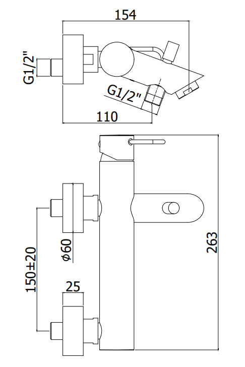 Paffoni Joker Jk022 Miscelatore Vasca Senza Duplex Cromo