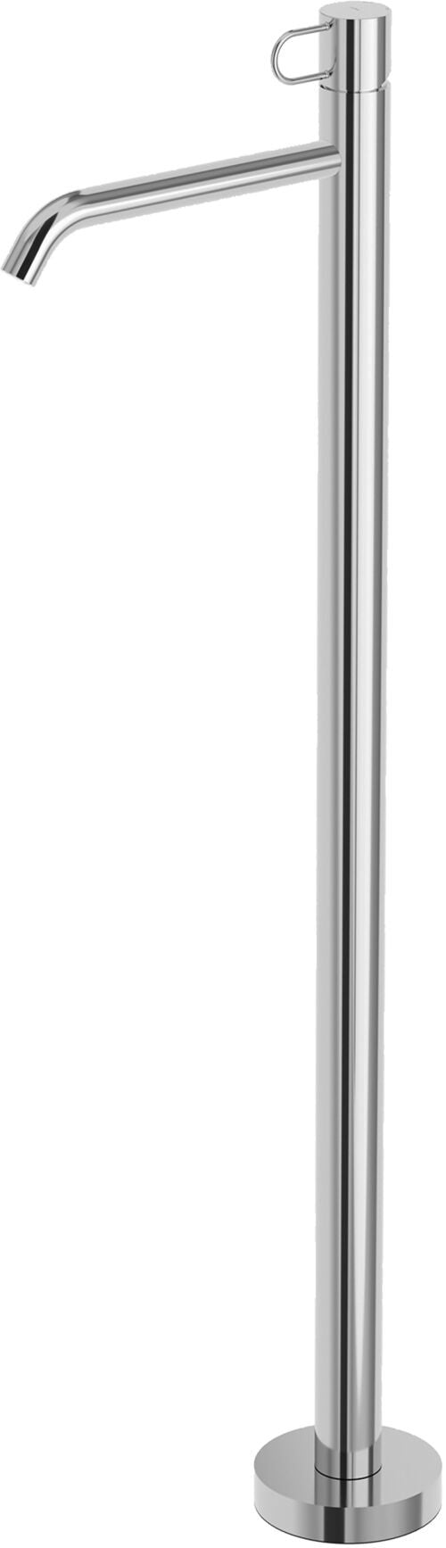 Paffoni Joker Jk031 Miscelatore Lavabo A Pavimento Senza, vista frontale su sfondo bianco