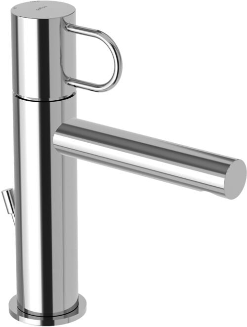 Paffoni Joker Jk075k Miscelatore Lavabo Con Scarico, vista frontale su sfondo bianco