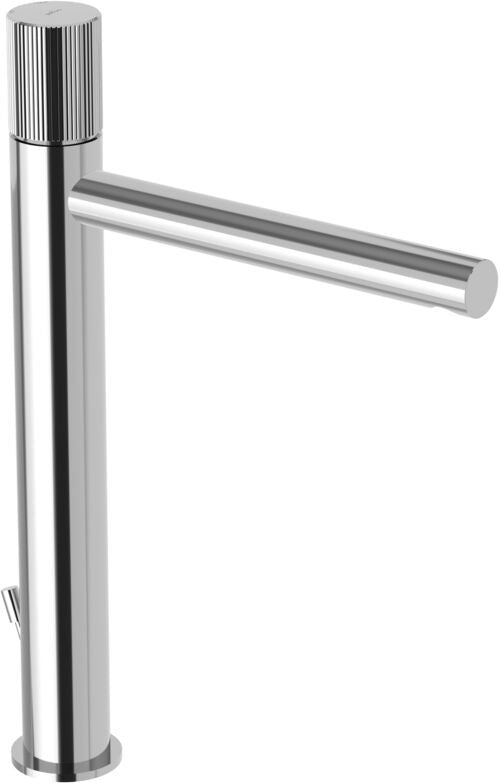 Paffoni Jo Jo085cr Miscelatore Lavabo alto scarico, vista frontale su sfondo bianco