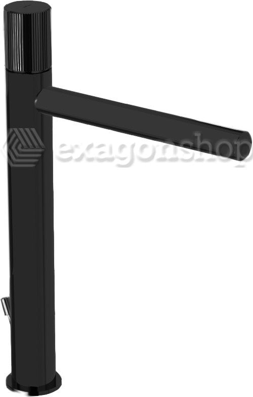 Paffoni Jo Jo085no Miscelatore Lavabo alto Prolungato, vista frontale su sfondo bianco