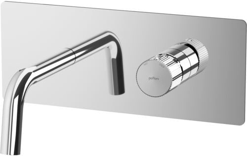 Paffoni Jo Jo106cr Miscelatore lavabo Incasso 2 Fori Bocca, vista frontale su sfondo bianco
