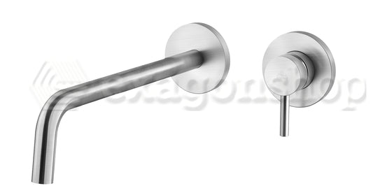 Paffoni Light Lig105st70 Miscelatore lavabo Incasso 2 Fori, vista frontale su sfondo bianco