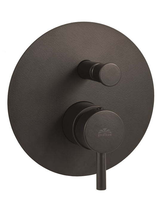 Paffoni Light Ligbox015no Miscelatore doccia Senza Parte, dettaglio ravvicinato della finitura e del marchio