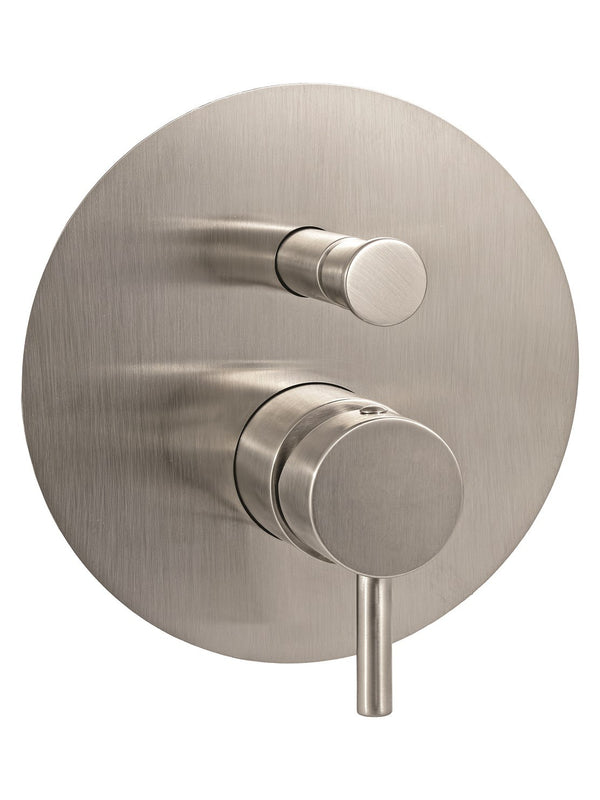 Paffoni Light Ligbox015st Miscelatore doccia Incasso Con Deviatore e Piastra Speciale Senza Corpo Incasso Steel Acciaio