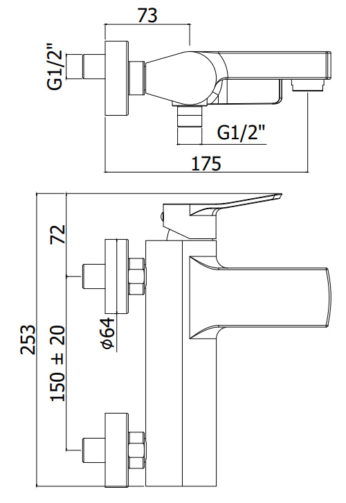 Paffoni Tilt Ti023no Miscelatore Vasca Con Duplex Doccia Premium Nero Opaco