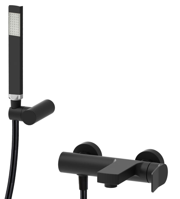 Paffoni Tilt Ti023no Miscelatore Vasca Con Duplex Doccia Premium Nero Opaco