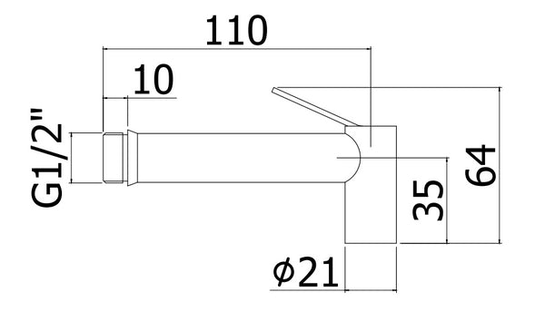 Paffoni Tweet Round doccetta bidet tonda nero opaco zdoc120