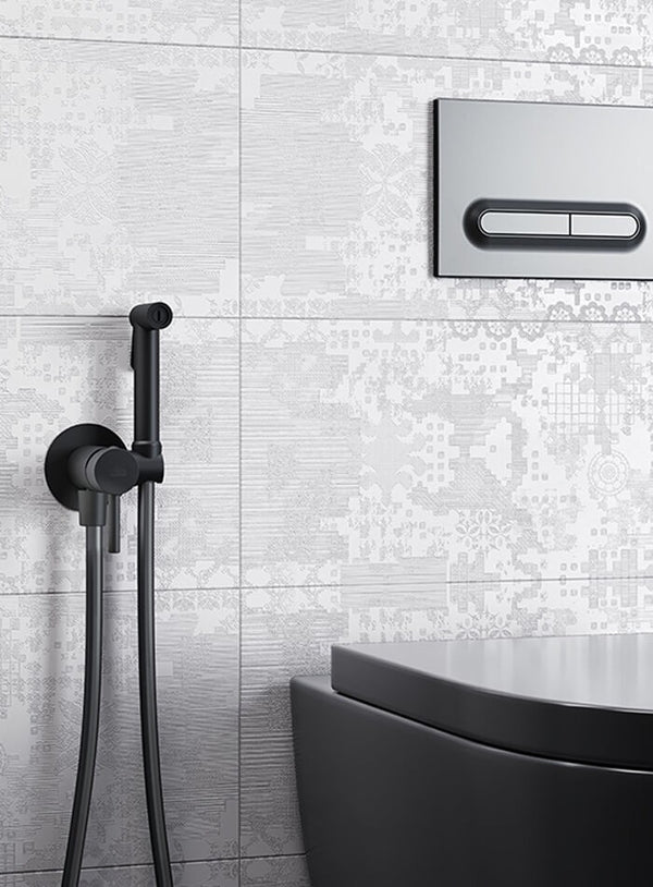 Paffoni Ringo West Miscelatore Con Doccetta Bidet Nero Opaco Zdup110no