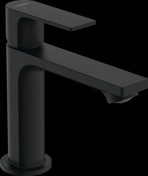 Hansgrohe Rebris E Miscelatore Lavabo 110 Coolstart Con Piletta Nero Opaco 72559670