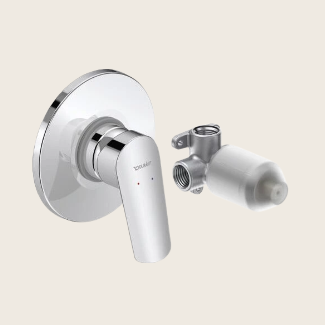 Miscelatore doccia monocomando 1 uscita con corpo incasso cromo Duravit no 1 N14210007010