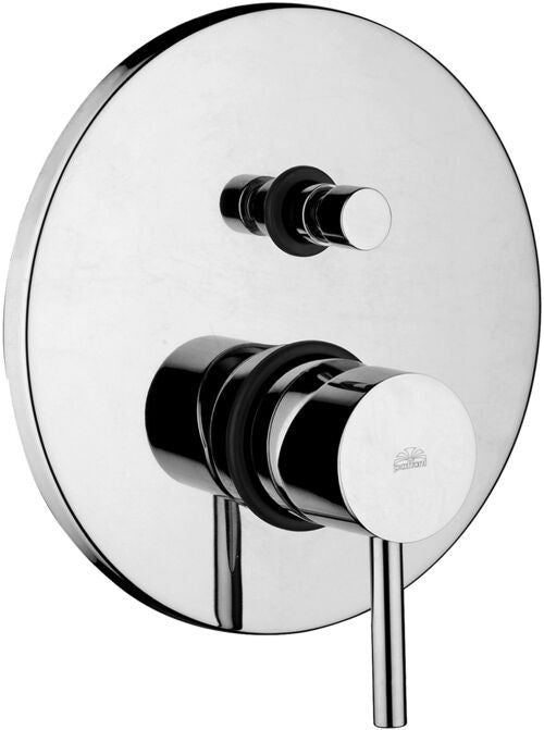 Paffoni Birillo Bi015 Miscelatore doccia ad Incasso con, dettaglio ravvicinato della finitura e del marchio