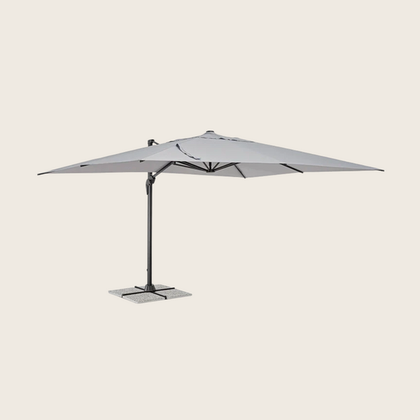 Andrea Bizzotto Vega 3x4 ombrellone grigio senza marmette 0795866