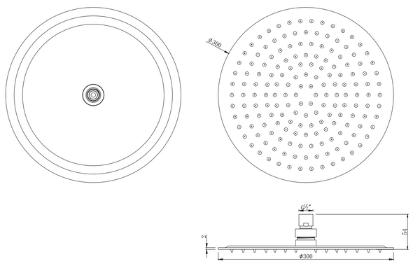 Set miscelatore incasso soffione 30 cm slim braccio 30 cm doccetta cromo Smart