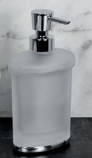 Colombo Land B9319 Dispenser spandisapone da Appoggio in Vetro Acidato Naturale cromo