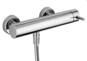 Paffoni Stick Sk168 Miscelatore doccia Monocomando Esterno, dettaglio ravvicinato della finitura e del marchio