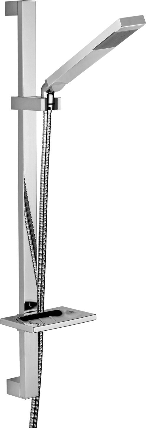 Paffoni Level Zsal079 Asta doccia Con Portasapone Cromo