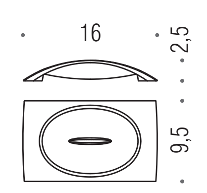 colombo Link b2440 Porta Sapone da Appoggio Cromo