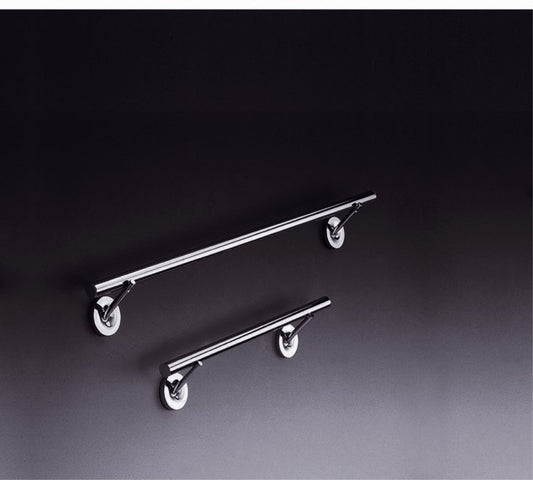 Hansgrohe AXOR Starck Portasciugamani 93 Cm a muro Cromo, dettaglio ravvicinato del materiale e dell'aggancio