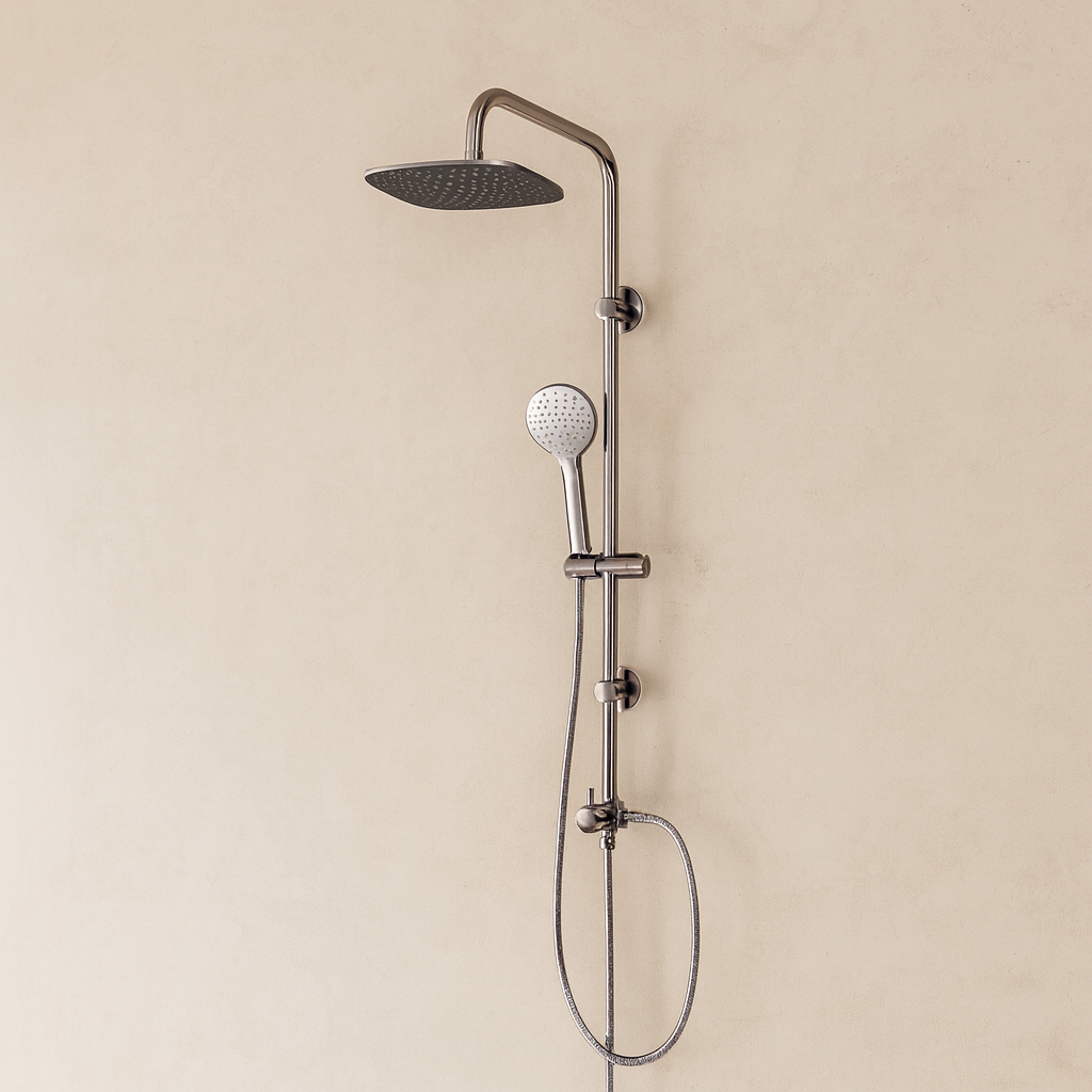 New Line Colonna Doccia Con Soffione 20x20 Cromo