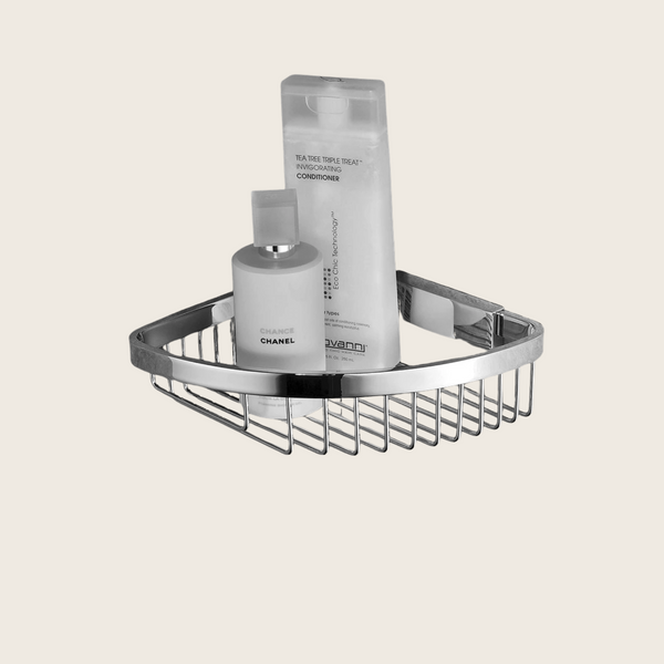 Colombo Design B96490cr griglia portaoggetti angolare sganciabile per box doccia cromo
