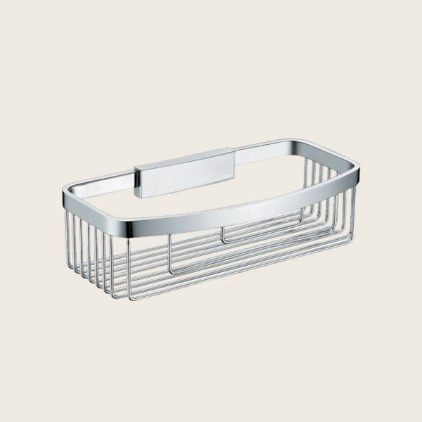 Colombo Design B96460cr griglia portaoggetti H.7,8 per vasca doccia sganciabile in Ottone Cromo